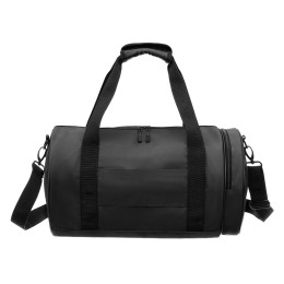 Сумка спортивная TORBER РИТМ, чёрный, полиэстер 900D с PU покрытием, 45 х 25 х 25 см
