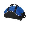 Сумка спортивная "Boomerang", черный/ярко-синий