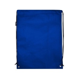 Рюкзак-мешок  на шнурке «Evergreen» из переработанного нетканого материала, ярко-синий