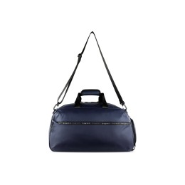 Сумка спортивная BUGATTI БЛАНК | BLANC, синяя, тарпаулин/полиэстер, 52х26х27,5 см