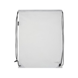 Рюкзак-мешок  на шнурке «Evergreen» из переработанного нетканого материала, белый