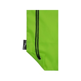 Рюкзак со шнурком Oriole из переработанного ПЭТ, лайм