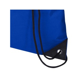 Рюкзак-мешок  на шнурке «Evergreen» из переработанного нетканого материала, ярко-синий