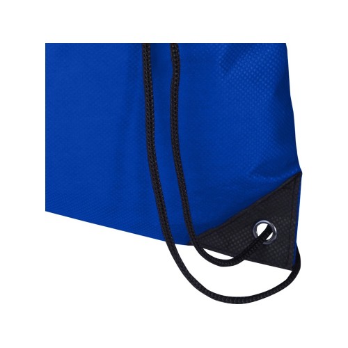 Рюкзак-мешок  на шнурке «Evergreen» из переработанного нетканого материала, ярко-синий