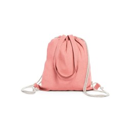 Рюкзак-мешок VARESE из переработанного хлопка, красный