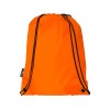 Рюкзак со шнурком Oriole из переработанного ПЭТ, оранжевый