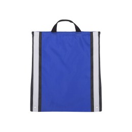 Рюкзак-мешок Savy со светоотражающими полосами по бокам, синий