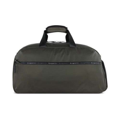 Сумка спортивная BUGATTI БЛАНК | BLANC, оливковая, тарпаулин/полиэстер, 52х26х27,5 см