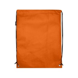 Рюкзак-мешок  на шнурке «Evergreen» из переработанного нетканого материала, оранжевый