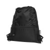 Изолированная сумка со шнурком Adventure объемом 9 л из переработанных материалов, соответствующих стандарту GRS, черный