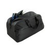 Сумка спортивная BUGATTI БЛАНК | BLANC, чёрная, тарпаулин/полиэстер, 52х26х27,5 см