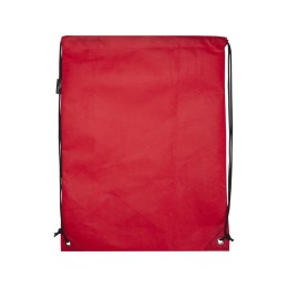 Рюкзак-мешок  на шнурке «Evergreen» из переработанного нетканого материала, красный