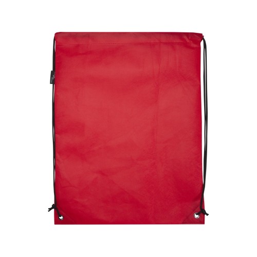 Рюкзак-мешок  на шнурке «Evergreen» из переработанного нетканого материала, красный
