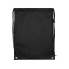 Рюкзак-мешок  на шнурке «Evergreen» из переработанного нетканого материала, сплошной черный