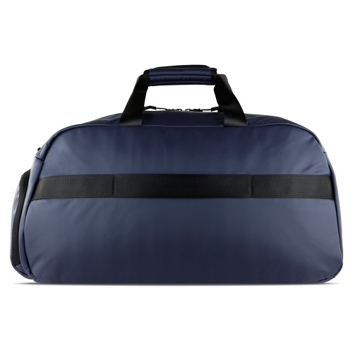 Сумка спортивная BUGATTI БЛАНК | BLANC, синяя, тарпаулин/полиэстер, 52х26х27,5 см