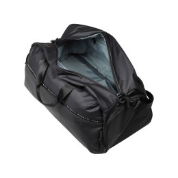 Сумка спортивная BUGATTI БЛАНК | BLANC, чёрная, тарпаулин/полиэстер, 52х26х27,5 см