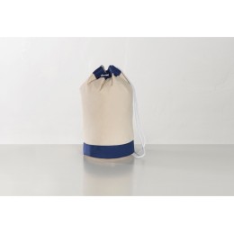 Рюкзак «Индиана» хлопковый, 180гр, натуральны/синий