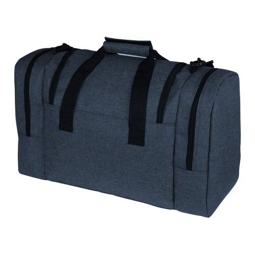 Сумка дорожная Route с двумя боковыми карманами, темно-синий (Р)