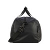 Сумка спортивная BUGATTI БЛАНК | BLANC, чёрная, тарпаулин/полиэстер, 52х26х27,5 см
