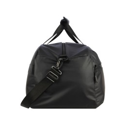 Сумка спортивная BUGATTI БЛАНК | BLANC, чёрная, тарпаулин/полиэстер, 52х26х27,5 см