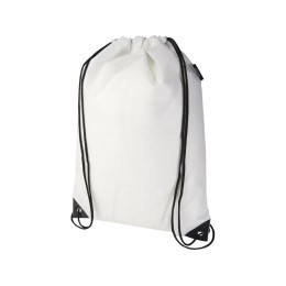 Рюкзак-мешок  на шнурке «Evergreen» из переработанного нетканого материала, белый