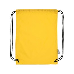 Рюкзак со шнурком Oriole из переработанного ПЭТ, желтый