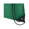 Рюкзак-мешок  на шнурке «Evergreen» из переработанного нетканого материала, зеленый