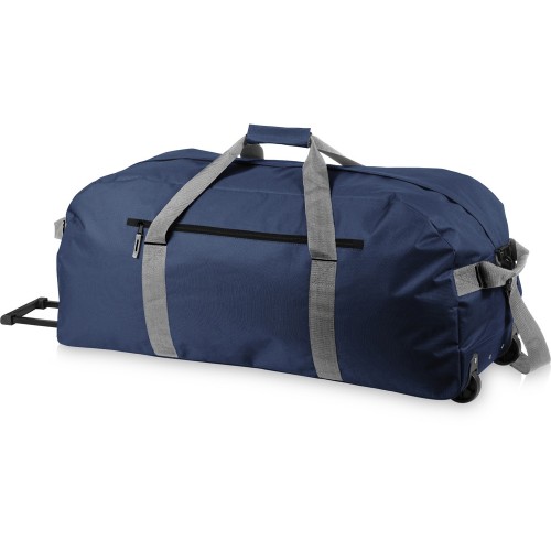 Сумка дорожная на роликах "Vancouver", темно-синий/серый