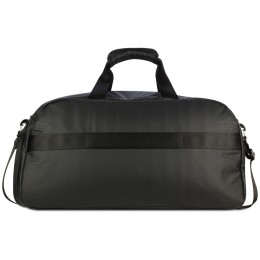 Сумка спортивная BUGATTI БЛАНК | BLANC, чёрная, тарпаулин/полиэстер, 52х26х27,5 см