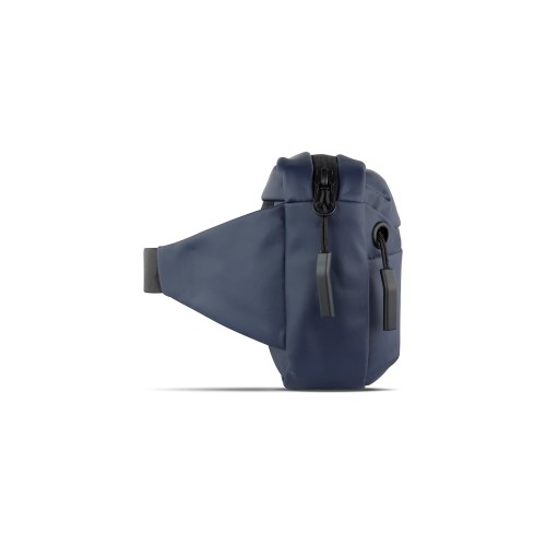 Сумка на пояс BUGATTI БЛАНК | BLANC, синяя, тарпаулин/полиэстер, 26х5,5х13,5 см