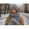 Подарочный набор  «Nordend», серый меланж