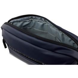 Сумка на пояс BUGATTI БЛАНК | BLANC, синяя, тарпаулин/полиэстер, 26х5,5х13,5 см