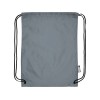 Рюкзак со шнурком Oriole из переработанного ПЭТ, серый