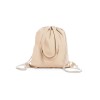 Рюкзак-мешок VARESE из переработанного хлопка, бежевый