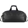 Сумка спортивная BUGATTI БЛАНК | BLANC, чёрная, тарпаулин/полиэстер, 52х26х27,5 см
