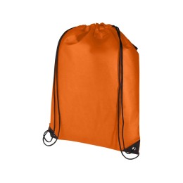 Рюкзак-мешок  на шнурке «Evergreen» из переработанного нетканого материала, оранжевый