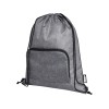 Складная сумка со шнурком Ash из переработанных материалов, соответствующих стандарту GRS, объемом 7 л, черный