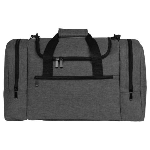 Сумка дорожная Route с двумя боковыми карманами, темно-серый