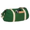 Хлопковая сумка Barrel Duffel, зеленый/бежевый