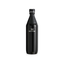 Бутылка для воды Stanley All Day Slim объемом 600 мл - черный глянцевый
