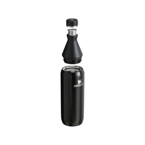 Бутылка для воды Stanley All Day Slim объемом 600 мл - черный глянцевый