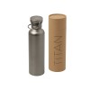 Бутылка для воды из титана "Titan", 750ml, темно-серый