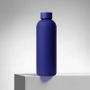 Вакуумная термобутылка "Cask" Waterline, soft touch, 500 мл, синий