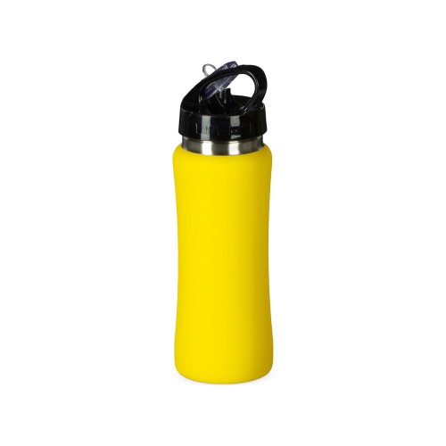 Подарочный набор с бутылкой для воды и повербанком С2, 10000 mAh, желтый