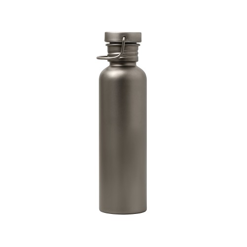 Бутылка для воды из титана "Titan", 750ml, темно-серый