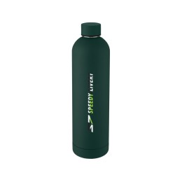 Spring Медная спортивная бутылка объемом 1 л с вакуумной изоляцией , green flash