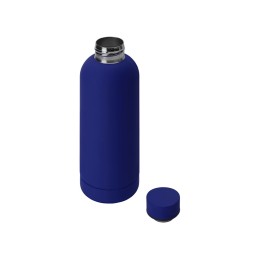 Вакуумная термобутылка "Cask" Waterline, soft touch, 500 мл, синий