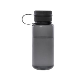 Спортивная бутылка Ryder из переработанного ПЭТ-пластика объемом 900 мл с многофункциональной крышкой, сертифицированная RCS - сплошной черный