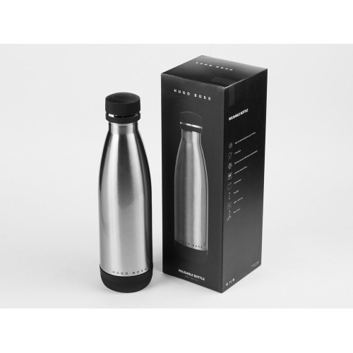 Термобутылка с вакуумной изоляцией Matrix Silver, Hugo Boss (Р)