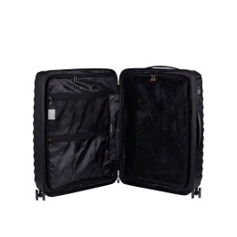 Чемодан Eberhart Dune средний М полипропилен черный 46D-009-424